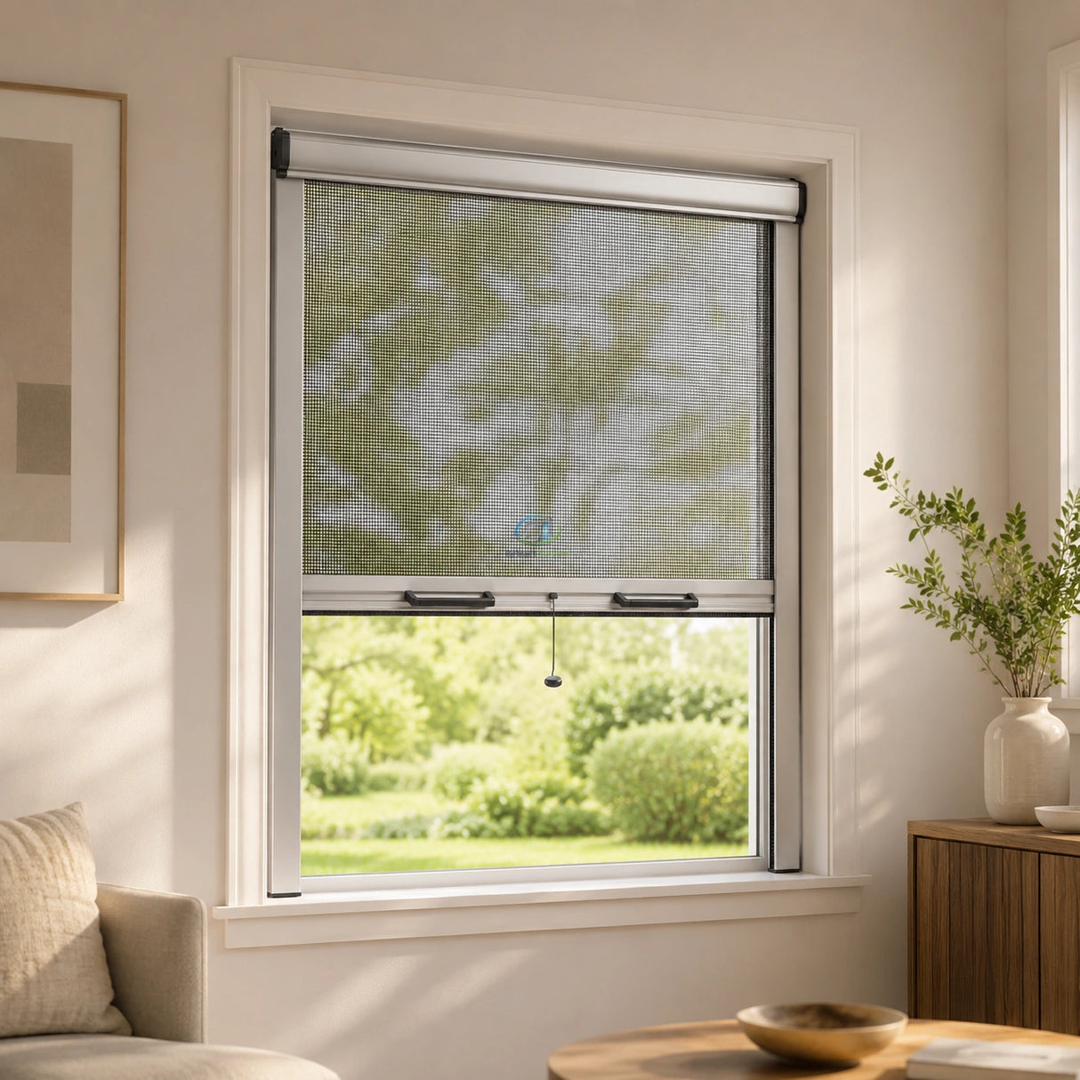 Pull Down Roller Insect Screens for Windows – product view 4