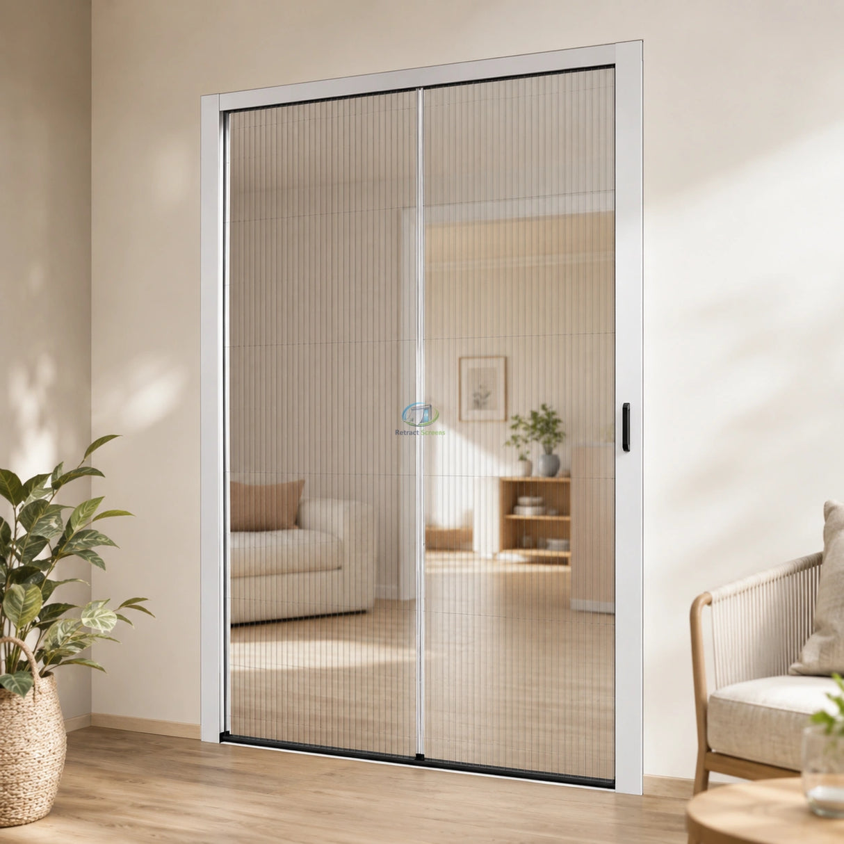 Pleated Insect Screen Single Door – product view 3