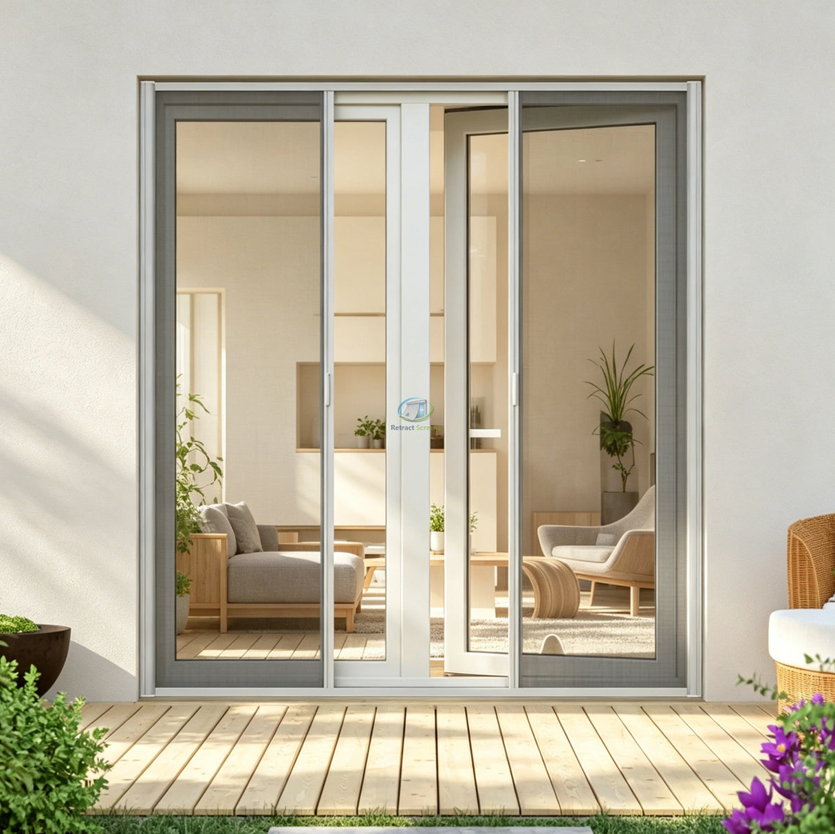 Roller Insect Screens for Double Door – product view 11