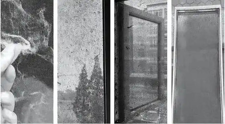 How to clean a dirty window screen?