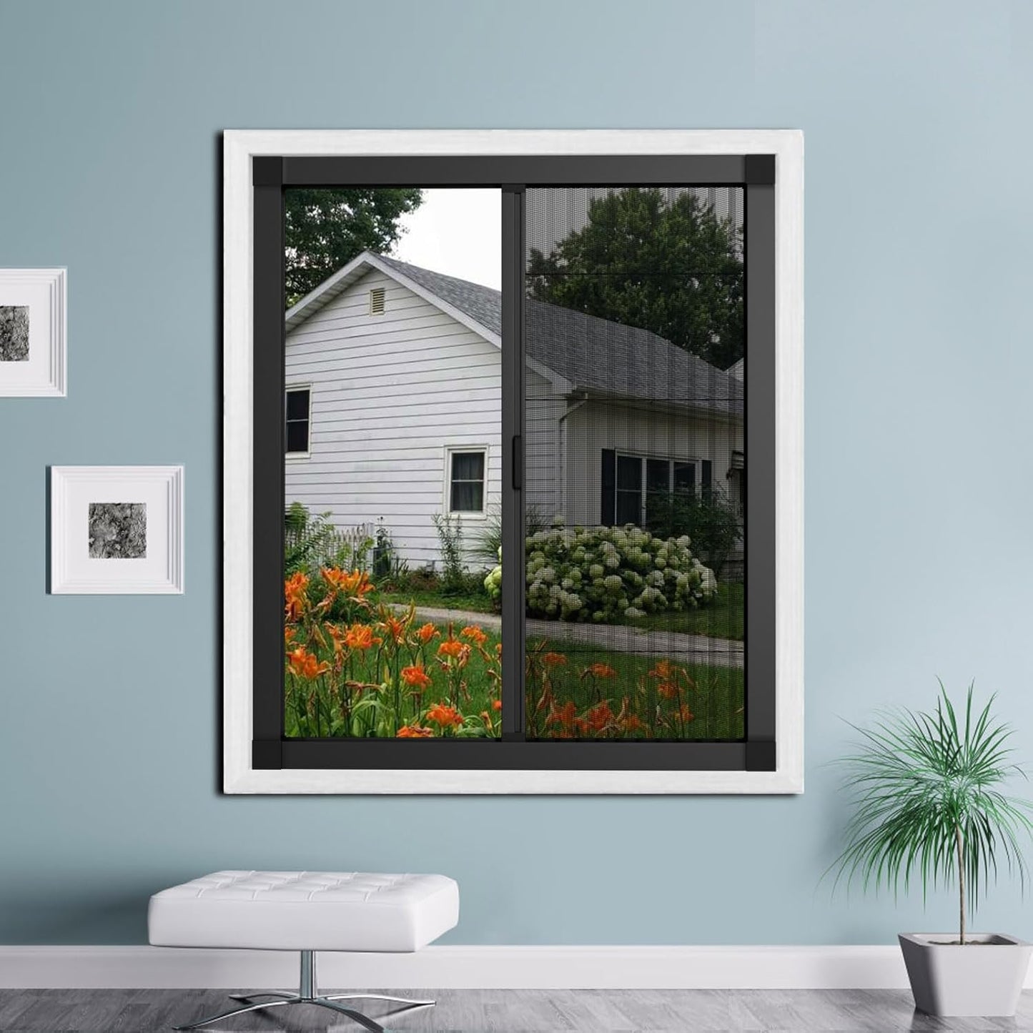 Pull Across Window Retractable Fly Screen