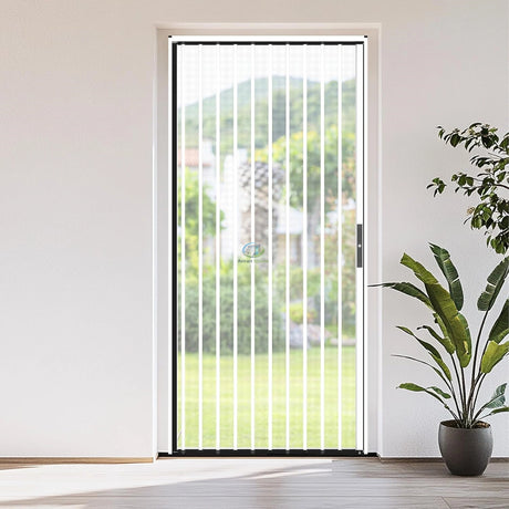 Folding Accordion Single Door Screen – product view 9