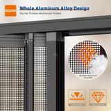 Folding Accordion Double Door Screen – product view 3