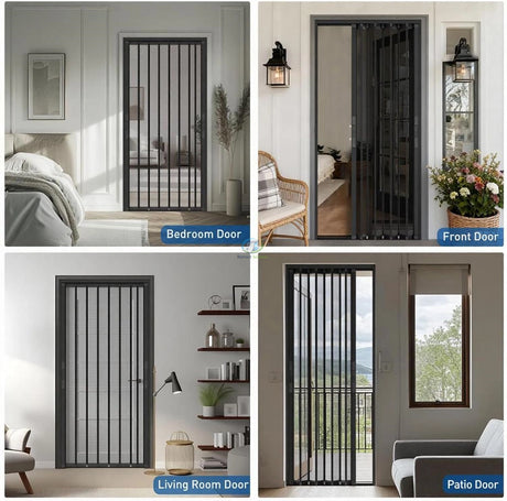 Folding Accordion Single Door Screen – product view 7