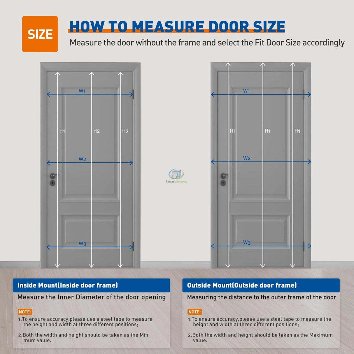 Folding Accordion Single Door Screen – product view 6
