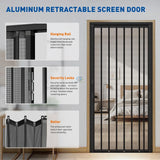 Folding Accordion Single Door Screen – product view 3