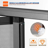 Aluminum Retractable Garage Screen Door – product view 4