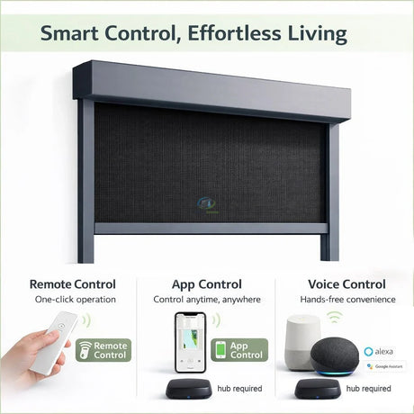 Motorized Retractable Patio Screens – product view 4
