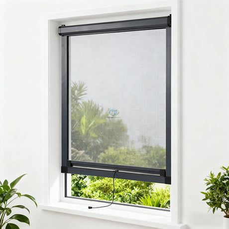 Pull Down Roller Insect Screens for Windows – product view 3