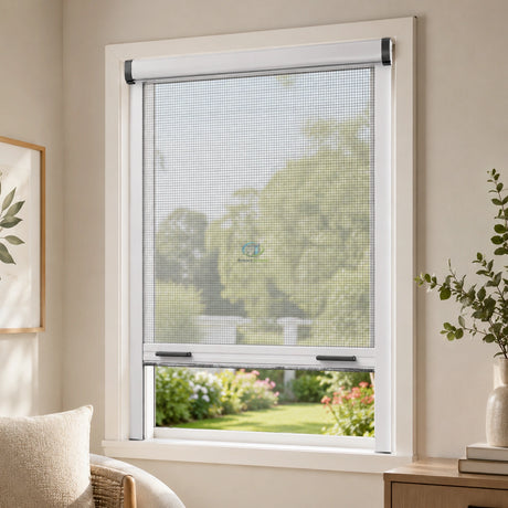 Pull Down Roller Insect Screens for Windows