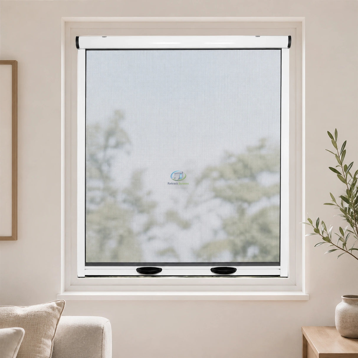 Pull Down Roller Insect Screens for Windows – product view 6