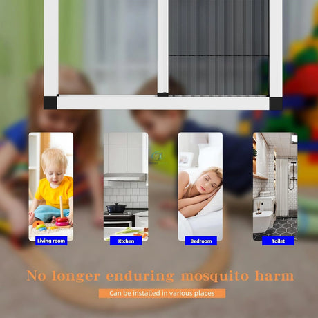 Pleated Insect Screen for Double Window – product view 4