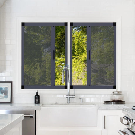 Pleated Insect Screen for Double Window