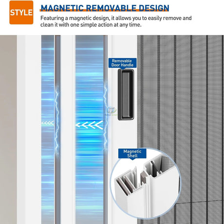 Pleated Insect Screen Single Door – product view 7