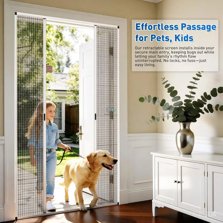 Pleated Insect Screen Single Door – product view 2