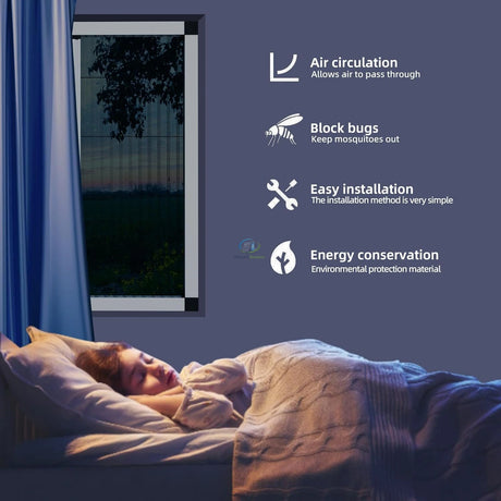 Pleated Insect Screen for Window – product view 5