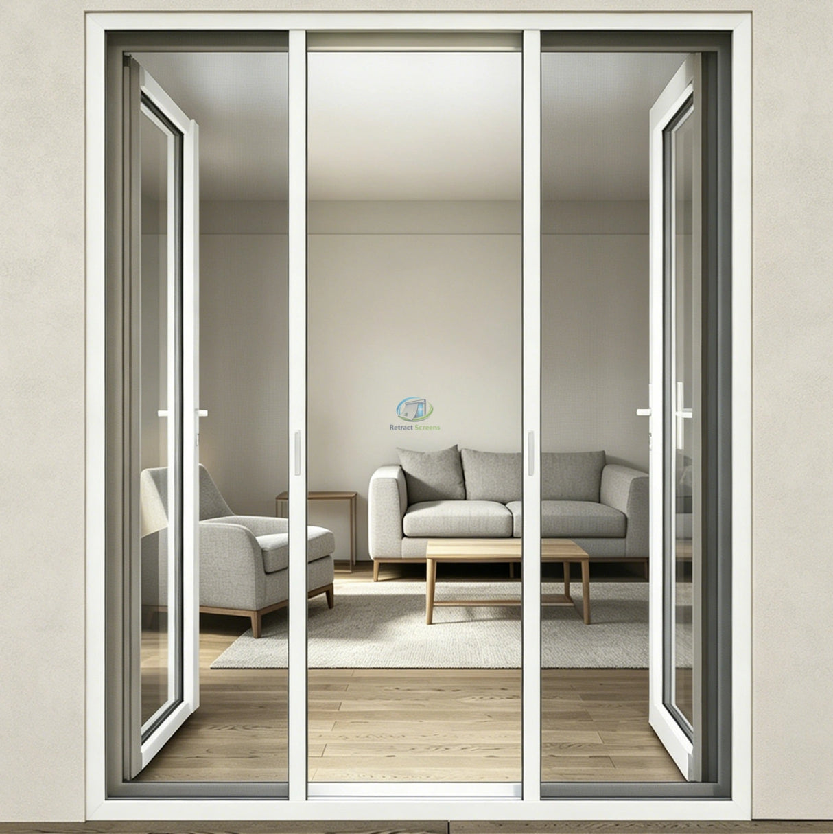 Roller Insect Screens for Double Door – product view 8