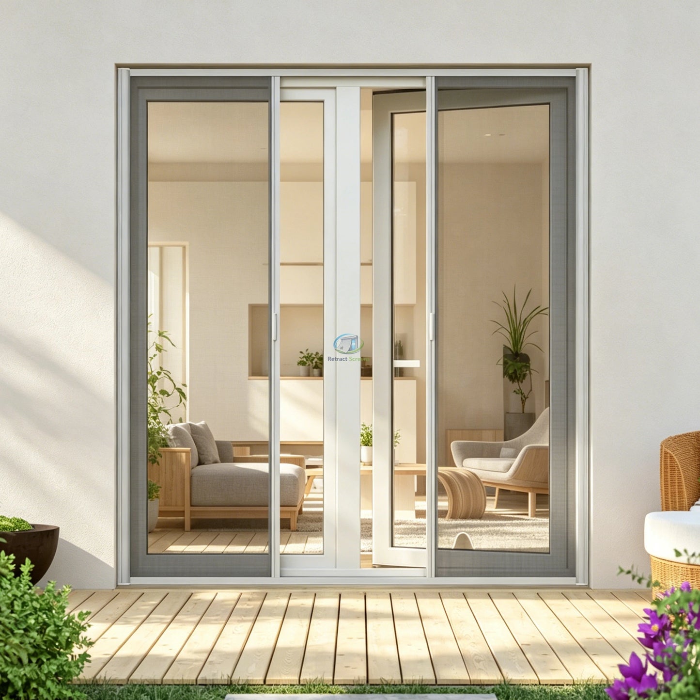 Roller Insect Screens for Double Door