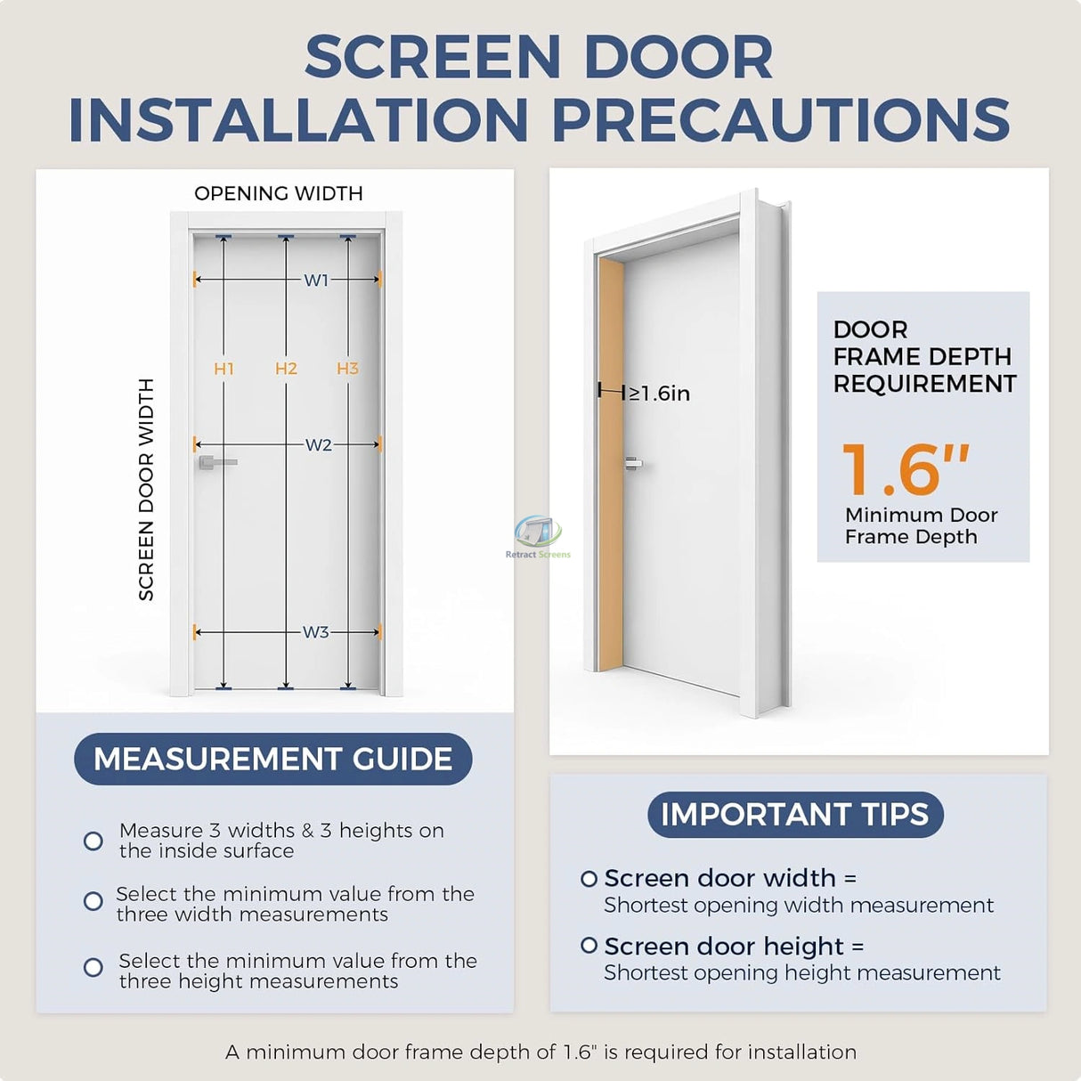 Roller Insect Screens for Single Door – product view 7