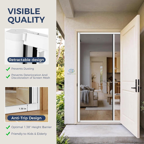 Roller Insect Screens for Single Door – product view 4