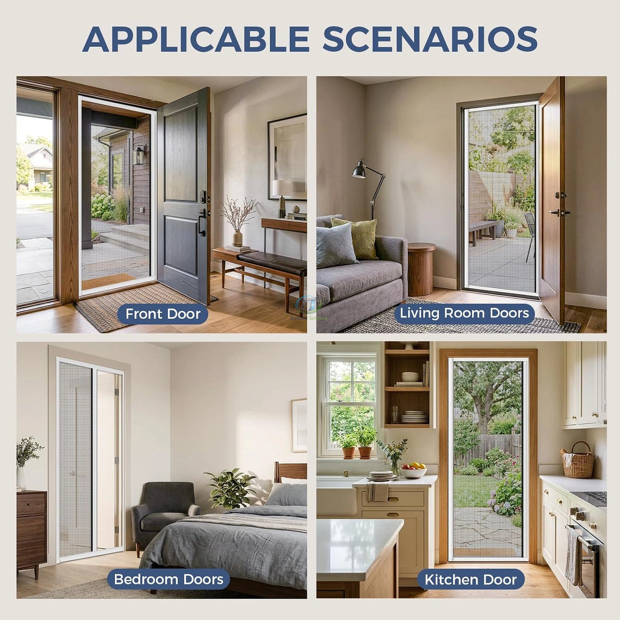 Roller Insect Screens for Single Door – product view 5
