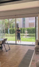 Auto-Rollback Retractable Roller Insect Screens for Double Door